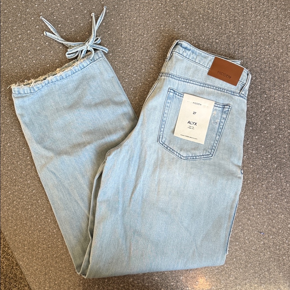 NWT Alyx Light Blue High-Rise Baggy Jeans